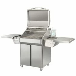 Memphis Grills VG0001S-ITC3 Pro ITC3 Freestanding Wood Fire Pellet Smoker Grill, Wi-Fi Controlled, 304 SS Alloy -Broil King Shop vg0001s itc3 c 08 21