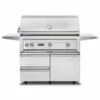 Viking 5 Series Stainless Steel Cart Gas Grill With ProSear Burner & Rotisserie, 42-Inch (VQGFS542)