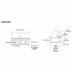 Viking 5 Series Stainless Steel Built-In Gas Grill With ProSear Burner & Rotisserie, 36-Inch (VQGI536) -Broil King Shop vqgi536 d 05 21