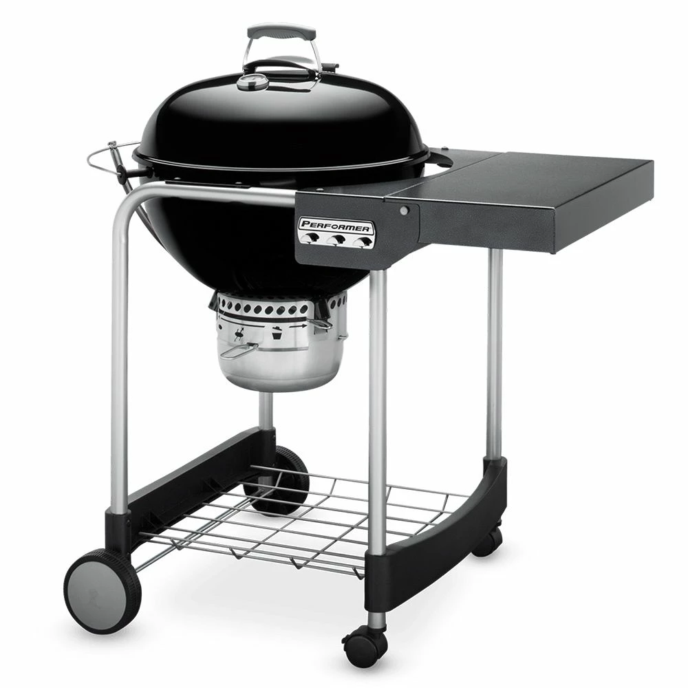 Weber Performer Freestanding Charcoal Grill With Prep Area, 22-Inch (WEB-15301001) 2 Weber Performer Freestanding Charcoal Grill With Prep Area, 22-Inch (WEB-15301001) - Image 2