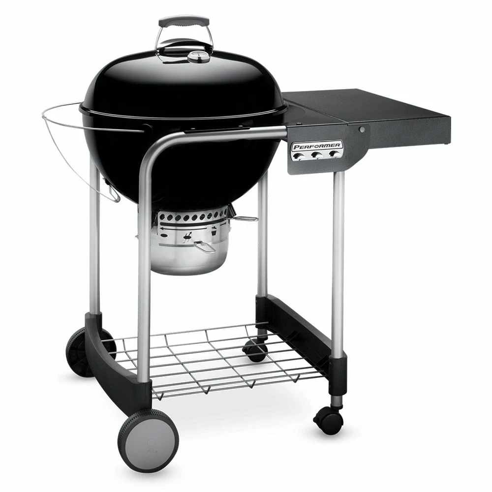 Weber Performer Freestanding Charcoal Grill With Prep Area, 22-Inch (WEB-15301001) 3 Weber Performer Freestanding Charcoal Grill With Prep Area, 22-Inch (WEB-15301001) - Image 3