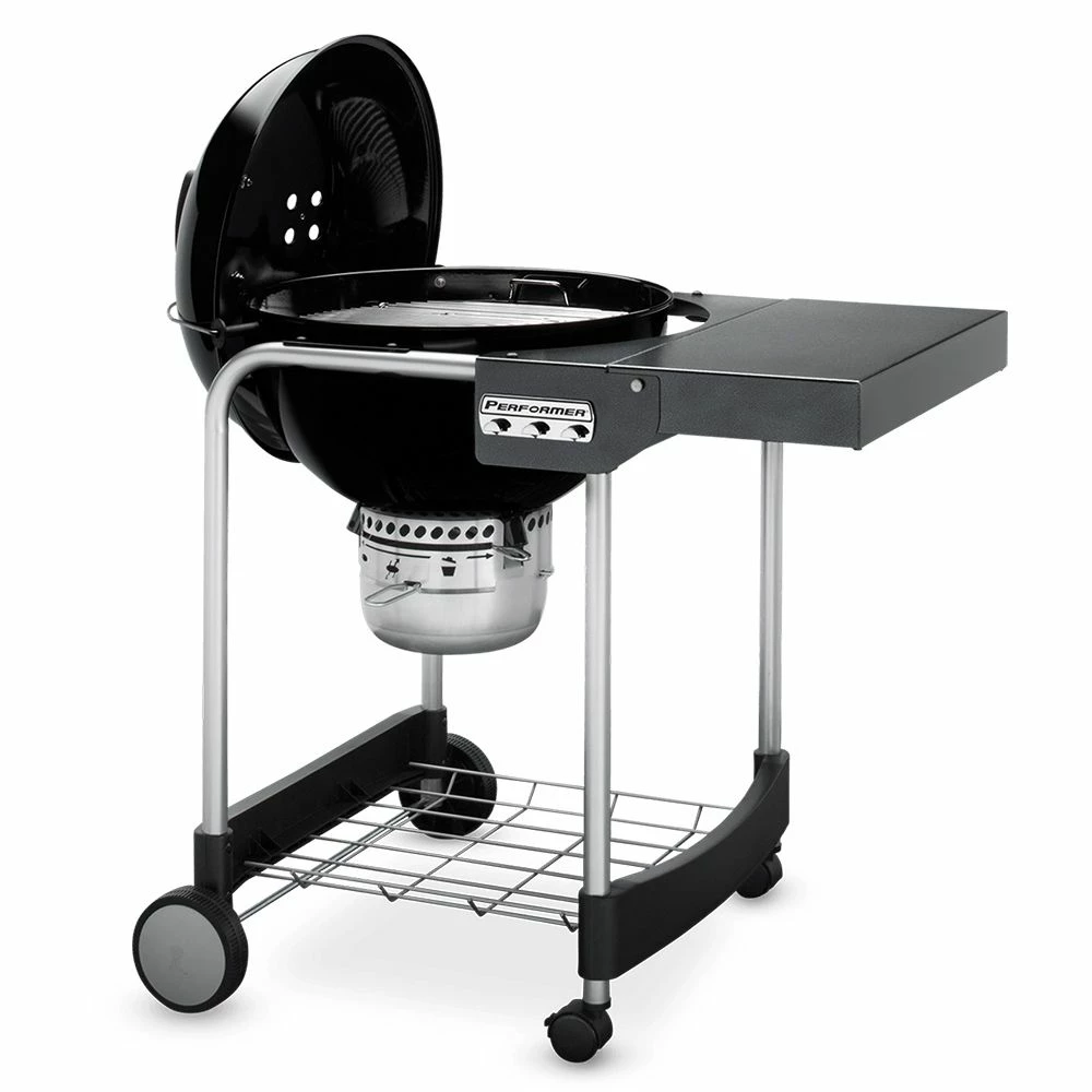 Weber Performer Freestanding Charcoal Grill With Prep Area, 22-Inch (WEB-15301001) 4 Weber Performer Freestanding Charcoal Grill With Prep Area, 22-Inch (WEB-15301001) - Image 4