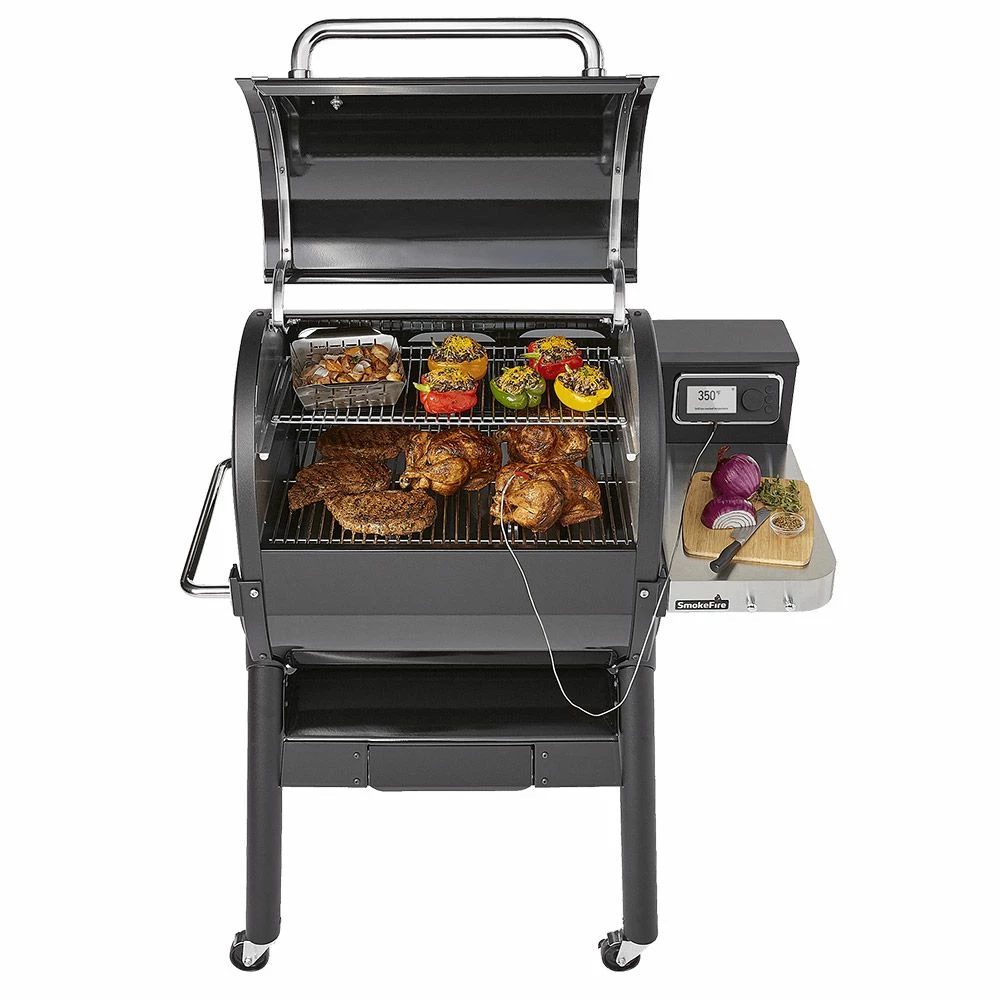 Weber SmokeFire EX4 Freestanding Pellet Grill, 24-Inch (WEB-22510201) 2 Weber SmokeFire EX4 Freestanding Pellet Grill, 24-Inch (WEB-22510201) - Image 2
