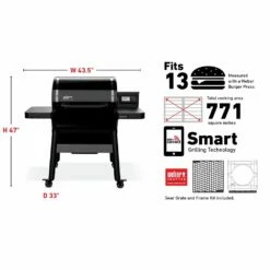 Weber SmokeFire Sear + ELX4 Freestanding Pellet Grill, 24-Inch (WEB-22722001) 29 Weber SmokeFire Sear + ELX4 Freestanding Pellet Grill, 24-Inch (WEB-22722001) -Broil King Shop web 22722001 o 04 23