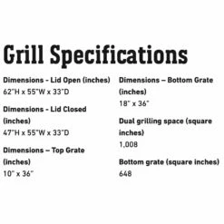 Weber SmokeFire EX6 Freestanding Pellet Grill, 36-Inch (WEB-23510201) -Broil King Shop web 23510201 spec b 05 22