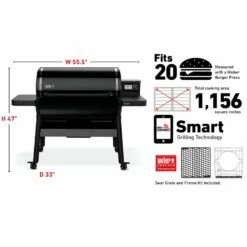 Weber SmokeFire Sear + ELX6 Freestanding Pellet Grill, 36-Inch (WEB-23722001) 31 Weber SmokeFire Sear + ELX6 Freestanding Pellet Grill, 36-Inch (WEB-23722001) -Broil King Shop web 23722001 o 04 23