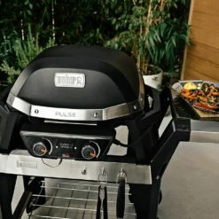Weber Pulse 2000 Electric Grill On Cart, 120V (WEB-5012001-WEB-6012001) -Broil King Shop web 5012001 web 6012001 ls b 04 22