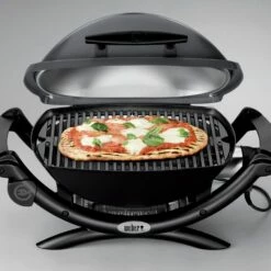 Weber Q1400 Portable Electric Grill On Scissor Cart, 120V (WEB-52020001-WEB-6557) -Broil King Shop web 52020001 ls a 05 22