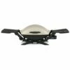 Weber Q2000 Portable Propane Gas Grill With Side Tables (WEB-53060001)
