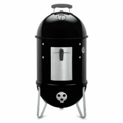 Weber Smokey Mountain Cooker Charcoal Smoker, 14-Inch (WEB-711001)