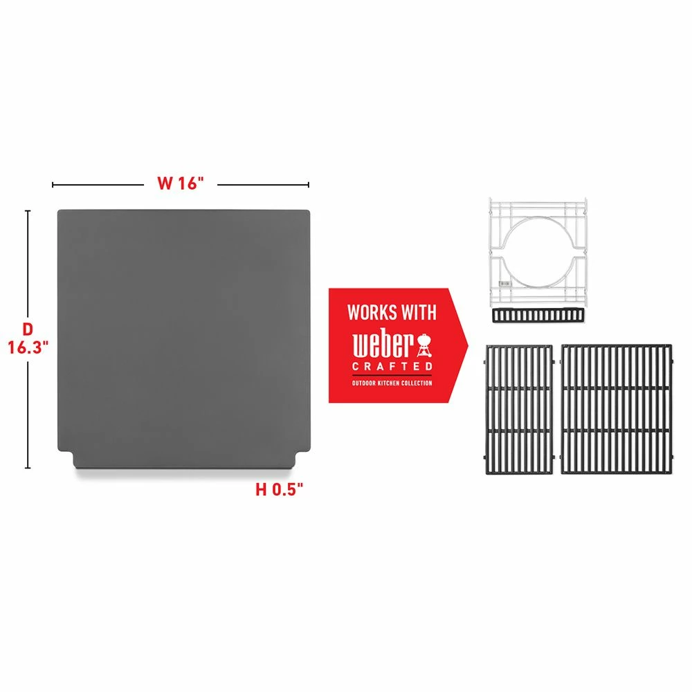 Weber Crafted Glazed Baking Stone (WEB-7671) 8 Weber Crafted Glazed Baking Stone (WEB-7671) - Image 8