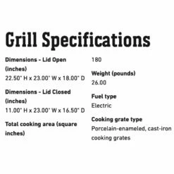 Weber Lumin Compact Portable Electric Grill -Broil King Shop web 91010901 p 04 23