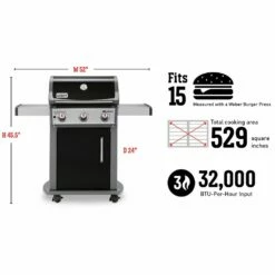 Weber Spirit 3-Burner Freestanding Gas Grill (WEB-E-310) -Broil King Shop web e 310 config spec a 05 22