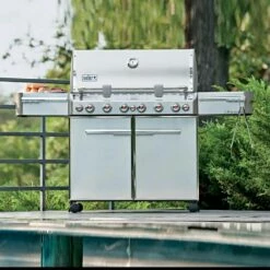 Weber Summit 6-Burner Freestanding Gas Grill With Rotisserie, Sear Station And Side Burner (WEB-E-S-670) -Broil King Shop web e s 670 feat a 05 22