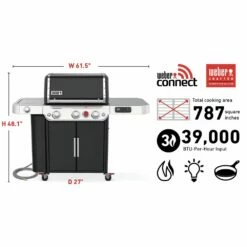 Weber Genesis Smart 3-Burner Freestanding Gas Grill With Sear Burner And Side Burner (WEB-EPX-335) 29 Weber Genesis Smart 3-Burner Freestanding Gas Grill With Sear Burner And Side Burner (WEB-EPX-335) -Broil King Shop web epx 335 spec a 05 22