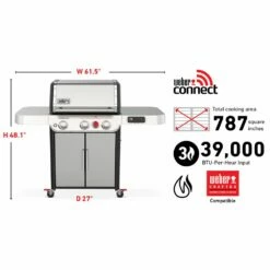 Weber Spirit Smart 3-Burner Freestanding Gas Grill (WEB-EX-325s) -Broil King Shop web ex 325s spec a 05 22