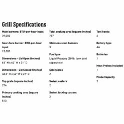 Weber Spirit Smart 3-Burner Freestanding Gas Grill (WEB-EX-325s) -Broil King Shop web ex 325s spec b 05 22