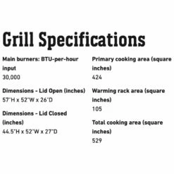 Weber Spirit II 3-Burner Freestanding Gas Grill (WEB-II-E-310) -Broil King Shop web ii e 310 spec b 05 22