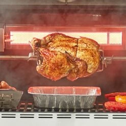 Weber Summit 4-Burner Built-In Gas Grill With Rotisserie, Sear Station And Access Doors (WEB-S-460) -Broil King Shop web s 460 feat b 05 22 1