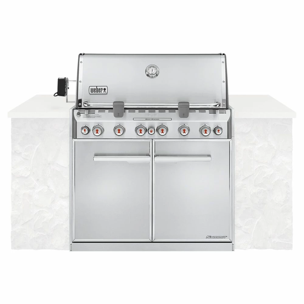 Weber Summit 6-Burner Built-In Gas Grill With Rotisserie, Sear Station And Access Doors (WEB-S-660) 1 Weber Summit 6-Burner Built-In Gas Grill With Rotisserie, Sear Station And Access Doors (WEB-S-660)