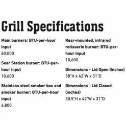 Weber Summit 6-Burner Built-In Gas Grill With Rotisserie, Sear Station And Access Doors (WEB-S-660) 15 Weber Summit 6-Burner Built-In Gas Grill With Rotisserie, Sear Station And Access Doors (WEB-S-660) -Broil King Shop web s 660 spec b 05 22