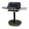 Modern Home Products WHRG4 Hybrid Gas Grill With SearMagic Grids On Patio Base, 27-Inch